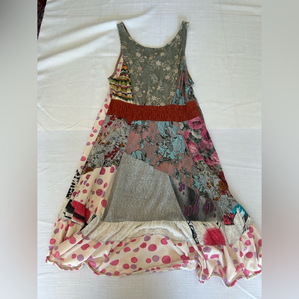 Sacred Threads Fun Pattern Asymmetrical Ruffled S… - image 5